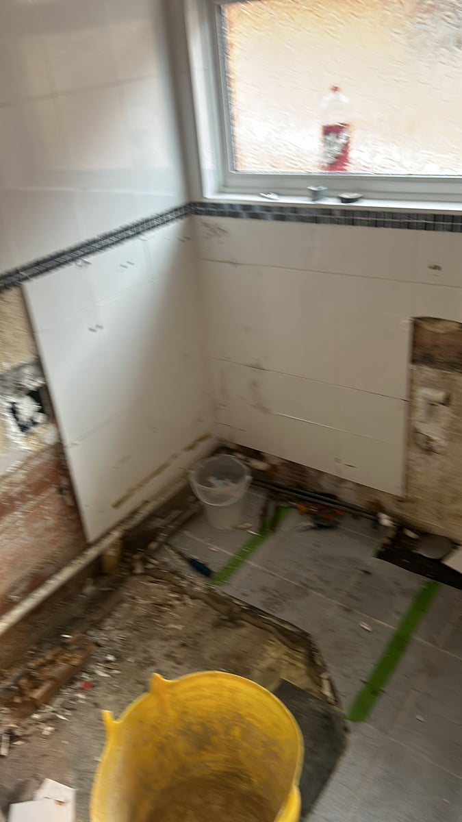 Bathroom Tile Removal