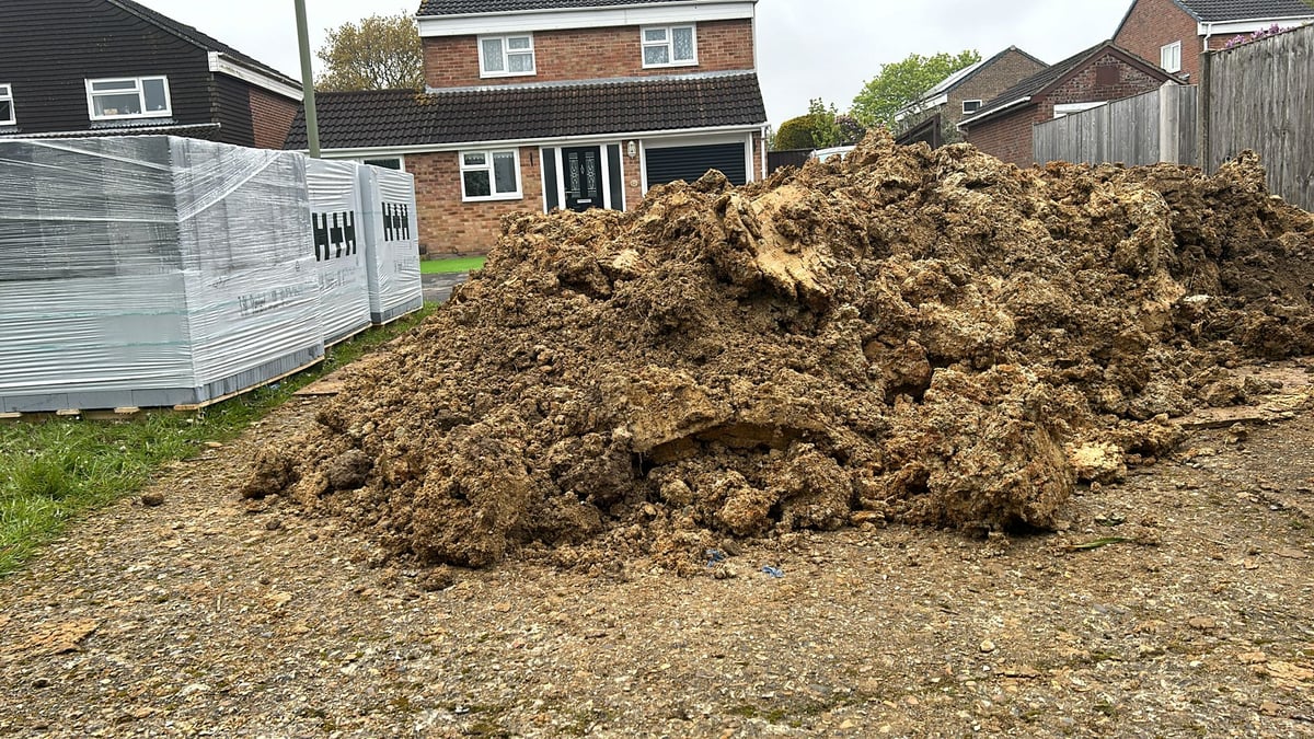 Preparation of Footings - Waterlooville